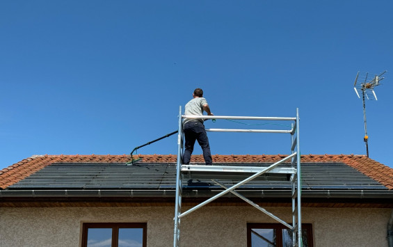 Nettoyage de panneaux solaires