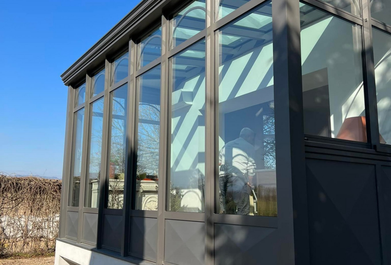 Nettoyage complet d’une véranda chez un particulier à Belleville-en-Beaujolais - 69220