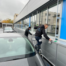 Nettoyage complet en fin de chantier avant livraison – 960 m² à Brignais - 69530